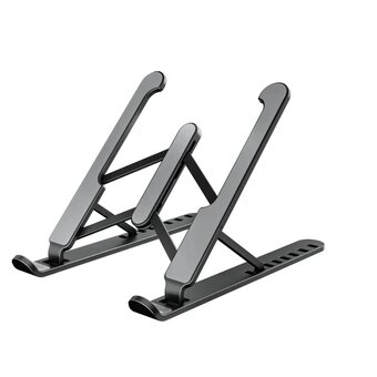  Подставка для ноутбука Buro BU-LS100 260x20x60мм 220г пластик ABS черный 