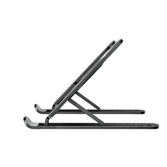  Подставка для ноутбука Buro BU-LS100 260x20x60мм 220г пластик ABS черный 