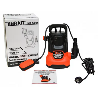  Насос дренажный Brait ND-550C 