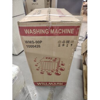  УЦ Стиральная машина WILLMARK WMS-90P (1000426) (плохая упаковка, малые царапины на корпусе, глубокая царапина сбоку) 