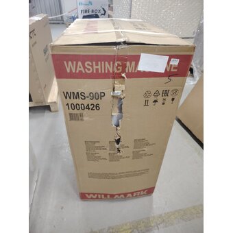 УЦ Стиральная машина WILLMARK WMS-90P (1000426) (плохая упаковка, малые царапины на корпусе, глубокая царапина сбоку) 