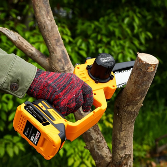  Пила цепная DEKO DKCHS 20-6 Pro (083-2011), 4" и 6", 20В, 2x2.2Ач, 2 шины и 2 цепи 
