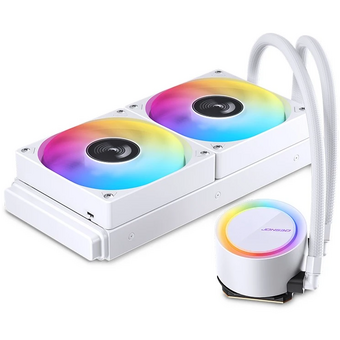  СВО JONSBO TG-240 ARGB White LGA 2011/1700/1200/115X/AM5/AM4 (TDP 260W, ARGB FAN and PUMP, PWM, DUAL FAN 120mm) 
