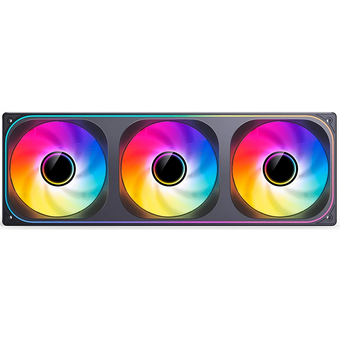  Вентилятор JONSBO ZB-360BR (3 in 1) 120х120х28мм Reverse (PWM, ARGB LED, 700-2400об/мин, черный) Retail 