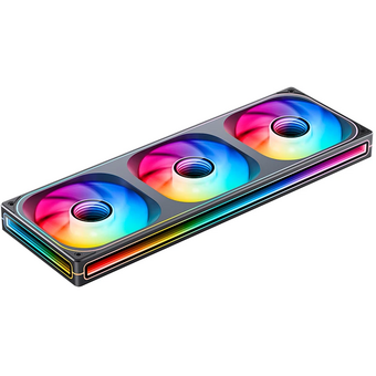  Вентилятор JONSBO ZB-360BR (3 in 1) 120х120х28мм Reverse (PWM, ARGB LED, 700-2400об/мин, черный) Retail 