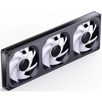  Вентилятор JONSBO ZB-360BR (3 in 1) 120х120х28мм Reverse (PWM, ARGB LED, 700-2400об/мин, черный) Retail 