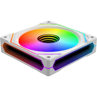  Вентилятор Bloody BD-CF120ARGB5 LCD ARGB (BD-CF120ARGB5-WH) 120х120x25 белый 4-pin 26дБ (упак. 1шт) Ret 