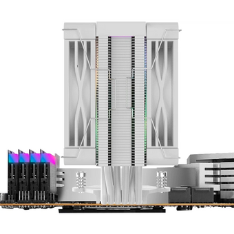  Кулер Bloody BD-AC230-ARGB1 ARGB (BD-AC230-ARGB1-WH) Soc-AM5/AM4/1200/1700/1851 белый 4-pin 22-32dB Al+Cu LCD 230W 715gr Ret 