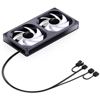  Вентилятор JONSBO ZB-240BR (2 in 1) 120х120х28мм Reverse (PWM, ARGB LED, 700-2400об/мин, черный) Retail 