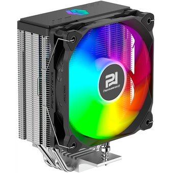  Кулер PentaWave PC-Z04E SRB ARGB V2 LGA115X/1200/1700/1851/AM4/AM5 (TDP 220W, 1*120mm ARGB PWM Fan, 4 тепловые трубки 6мм, 600-1950RPM) 