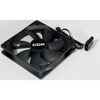  Вентилятор CBR CBR-CF-12025-1200B, 120*120*25мм, 3-pin+molex, 1200 RPM, 36 CFM, 25 dBA 