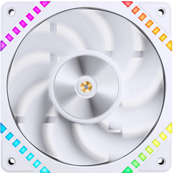  Вентилятор JONSBO HF2-120WR 120х120х25мм Reverse (PWM, ARGB LED, 800-2200об/мин, белый) Retail 
