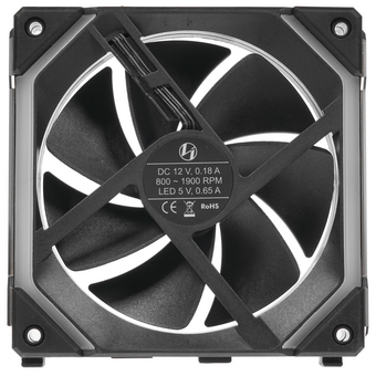  Комплект вентиляторов (3шт.) Lian Li UNI Fan SL120 Black (G99.12UF3B.R0)/UF-SL120-3B/ 120x120x25мм (PWM, ARGB, 800-1900 об/мин, 31dBa) 