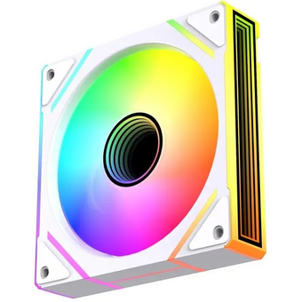  Вентилятор Bloody BD-CF120ARGB2 LCD ARGB (BD-CF120ARGB2-WH) 120х120x25 белый 4-pin 26дБ (упак. 1шт) Ret 