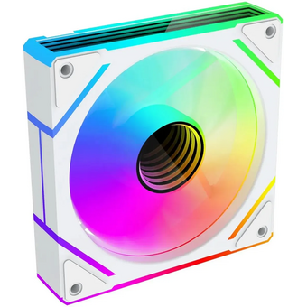  Вентилятор Bloody BD-CF120ARGB2 LCD ARGB (BD-CF120ARGB2-WH) 120х120x25 белый 4-pin 26дБ (упак. 1шт) Ret 
