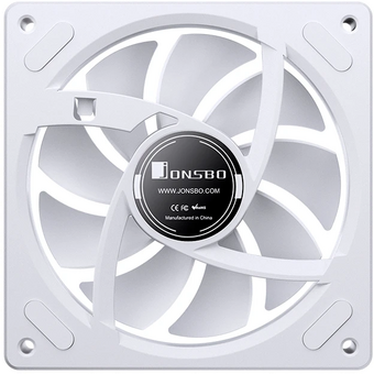  Вентилятор JONSBO ZA-120WR 120х120х28мм Reverse (PWM, ARGB LED, 700-2400об/мин, белый) Retail 