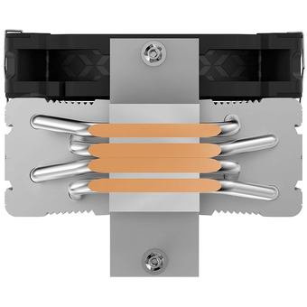 Кулер PentaWave PC-Z04E SRB ARGB V2 LGA115X/1200/1700/1851/AM4/AM5 (TDP 220W, 1*120mm ARGB PWM Fan, 4 тепловые трубки 6мм, 600-1950RPM) 