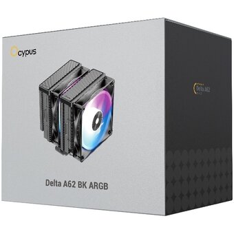  Кулер Ocypus Delta A62 BK ARGB (Delta-A62-BK2NAWN00X-GL) (All sockets, TDP 260W, PWM) 