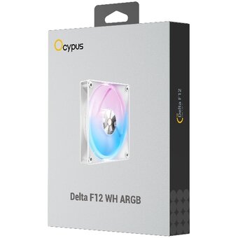  Вентилятор Ocypus Delta F12 WH ARGB (Delta-F12-WH1AM00X-GL) 