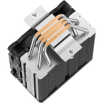  Кулер PentaWave PC-Z04C SRB LGA115X/1200/1700/1851/AM4/AM5 (TDP 220W, 1*120mm PWM Fan, 4 тепловые трубки 6мм, 600-1950RPM, 12-32,6dBa) 
