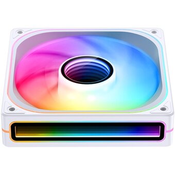  Вентилятор JONSBO ZB-120WR 120х120х28мм Reverse (PWM, ARGB LED, 700-2400об/мин, белый) Retail 
