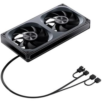  Вентилятор JONSBO ZA-240BR (2 in 1) 120х120х28мм Reverse (PWM, ARGB LED, 700-2400об/мин, черный) Retail 