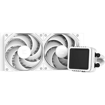  СВО Zalman Alpha2 A24 DS (Alpha2A24 DS White) ARGB Soc-AM5/AM4/1151/1200/2066/2011/1700 белый 4-pin 29.7dB CU LCD 320W Ret 