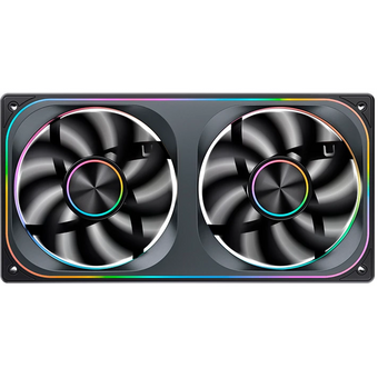  Вентилятор JONSBO ZA-240BR (2 in 1) 120х120х28мм Reverse (PWM, ARGB LED, 700-2400об/мин, черный) Retail 