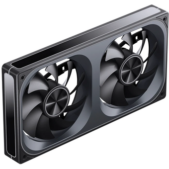  Вентилятор JONSBO ZA-240BR (2 in 1) 120х120х28мм Reverse (PWM, ARGB LED, 700-2400об/мин, черный) Retail 