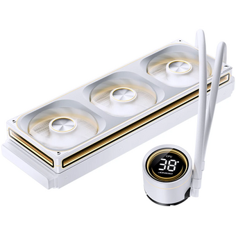 СВО JONSBO TH-360 White LGA 1700/1200/115X/AM5/AM4 (TDP 300W, ARGB Fan and Pump, PWM, Triple Fan 120mm, белый) Ret 