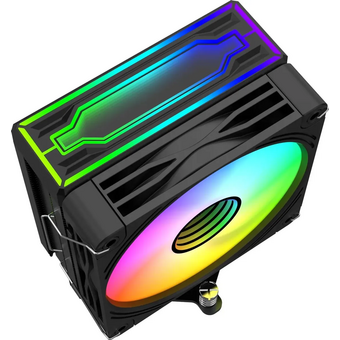  Кулер Bloody BD-AC205-ARGB1 ARGB (BD-AC205-ARGB1-BK) Soc-AM5/AM4/1200/1700/1851 черный 4-pin 14-26dB Al+Cu LCD 205W 513gr Ret 