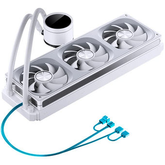  СВО JONSBO TH-360 White LGA 1700/1200/115X/AM5/AM4 (TDP 300W, ARGB Fan and Pump, PWM, Triple Fan 120mm, белый) Ret 