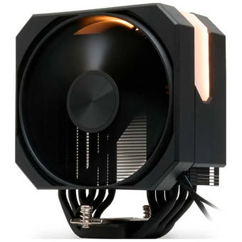  Кулер HSPD A116 Black ARGB cover (A116-BKA) 250W, 4-pin PWM, 155mm, Al/Cu, 6x6mm, 1x120mm, 68CFM, 25dBA, 1650RPM, S 1851/170 
