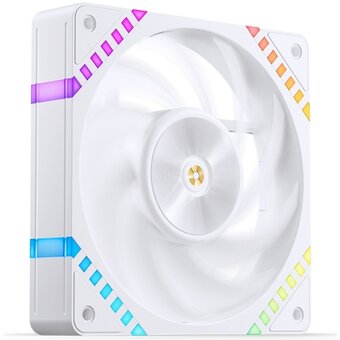  Вентилятор JONSBO HF2-120W 120х120х25мм (PWM, ARGB LED, 800-2200об/мин, белый) Retail 