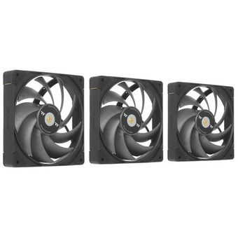  Вентилятор Thermaltake Toughfan EX14 Pro (CL-F172-PL14BL-A) реверсивный 140x140x25mm черный 4-pin 31.6-34.1dB Ret 