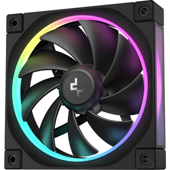  Вентилятор Deepcool FL12 (R-FL12-BKAPN1-G) ARGB 120х120x25 черный 4-pin Ret 