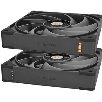  Вентилятор Thermaltake Toughfan EX14 Pro (CL-F172-PL14BL-A) реверсивный 140x140x25mm черный 4-pin 31.6-34.1dB Ret 