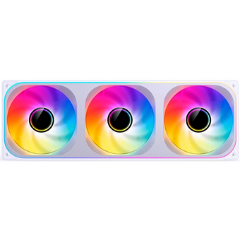  Вентилятор JONSBO ZB-360W (3 in 1) 120х120х28мм (PWM, ARGB LED, 700-2400об/мин, белый) Retail 