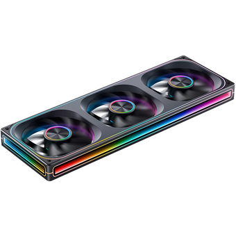  Вентилятор JONSBO ZA-360BR (3 in 1) 120х120х28мм Reverse (PWM, ARGB LED, 700-2400об/мин, черный) Retail 