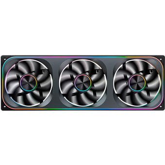  Вентилятор JONSBO ZA-360BR (3 in 1) 120х120х28мм Reverse (PWM, ARGB LED, 700-2400об/мин, черный) Retail 