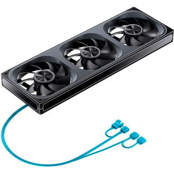  Вентилятор JONSBO ZA-360BR (3 in 1) 120х120х28мм Reverse (PWM, ARGB LED, 700-2400об/мин, черный) Retail 