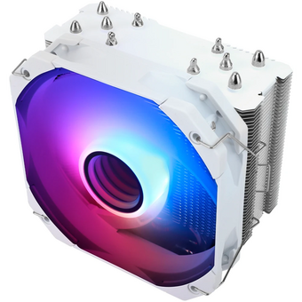  Кулер Thermalright Assassin King 120 Mini White ARGB V3 LGA115X/1200/1700/AM4/AM5 (120mm ARGB PWM Fan, медное основание, 5 тепл. трубок 6мм) 