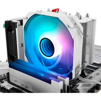  Кулер Thermalright Assassin King 120 Mini White ARGB V3 LGA115X/1200/1700/AM4/AM5 (120mm ARGB PWM Fan, медное основание, 5 тепл. трубок 6мм) 