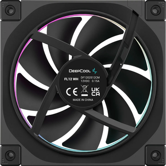  Вентилятор Deepcool FL12 (R-FL12-BKAPN1-G) ARGB 120х120x25 черный 4-pin Ret 
