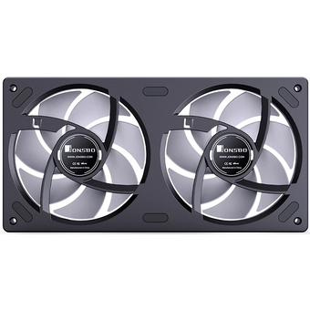  Вентилятор JONSBO ZB-240B (2 in 1) 120х120х28мм (PWM, ARGB LED, 700-2400об/мин, черный) Retail 