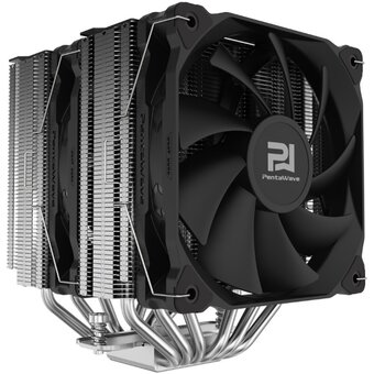  Кулер PentaWave Z06D LE SRB LGA115X/1200/1700/1851/AM4/AM5 (TDP 275W, 2*120mm PWM Fan, 6 тепловых трубок 6мм, медное основание) 
