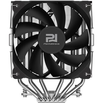  Кулер PentaWave Z06D LE SRB LGA115X/1200/1700/1851/AM4/AM5 (TDP 275W, 2*120mm PWM Fan, 6 тепловых трубок 6мм, медное основание) 