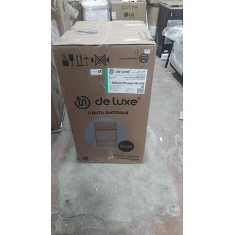  УЦ Плита De Luxe 506022.05гэ(кр) ЧР-030 белый (Скол эмали) 