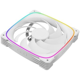  Комплект вентиляторов (3 шт.) Geometric Future Squama 2503W-14 Triple Pack (1F2503W314000) / 140mm, PWM, 2400 RPM, 91.15 CFM, 34.0 dBA, 5V ARGB, White 