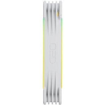  Комплект вентиляторов (3 шт.) Geometric Future Squama 2503W-14 Triple Pack (1F2503W314000) / 140mm, PWM, 2400 RPM, 91.15 CFM, 34.0 dBA, 5V ARGB, White 